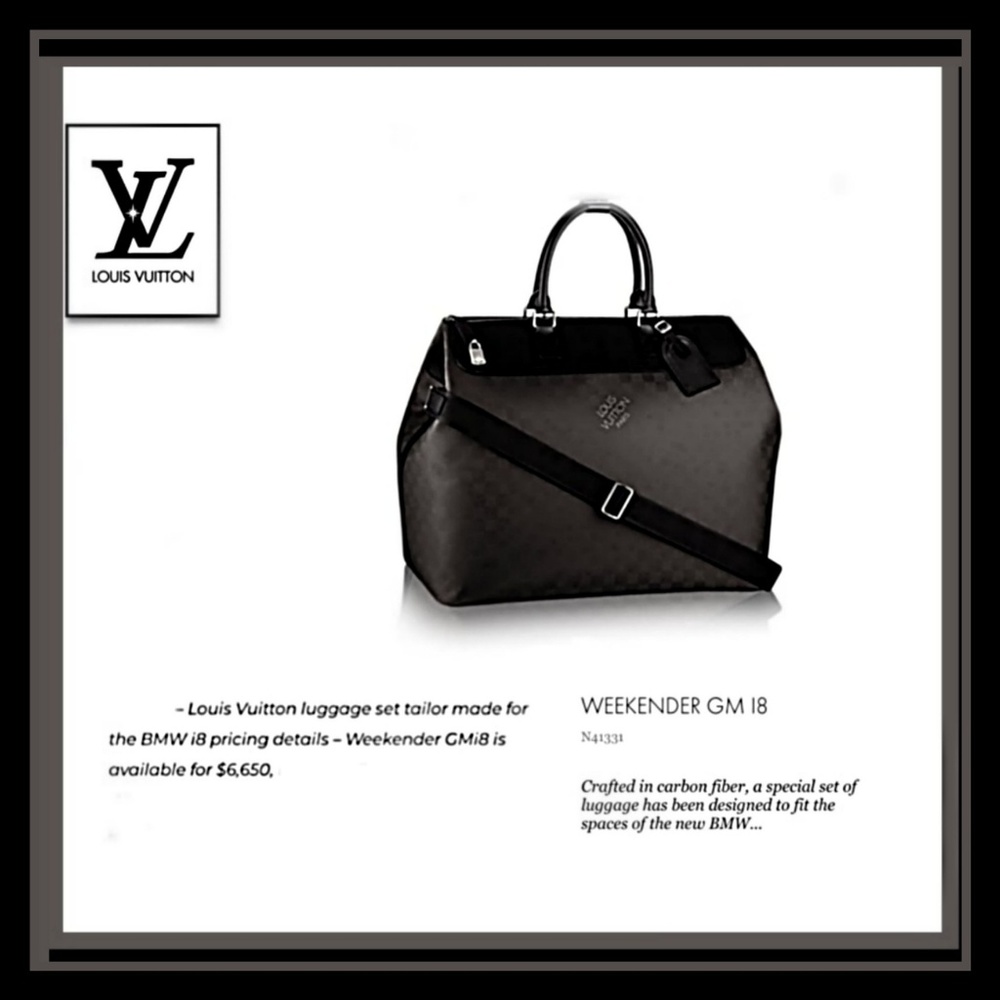 🛍HP!! NEW! 'LOUIS VUITTON' AUTH WEEKENDER GM i8👜